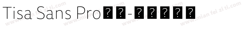 Tisa Sans Pro字体字体转换